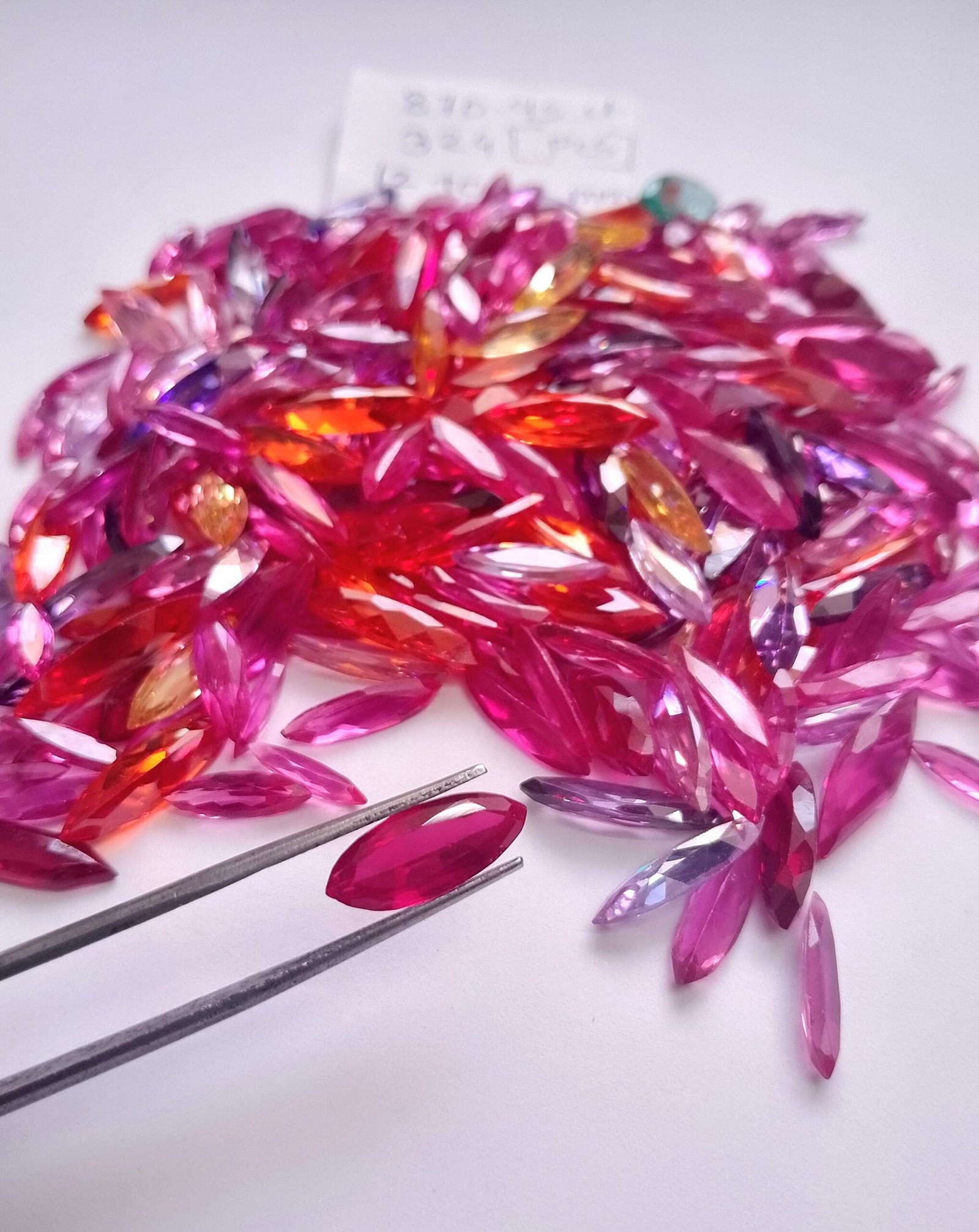Multi Color Marquise Synthetic Gemstones Wholesale Lot 870.95 Cts 324 Pcs,12-20mm - Image 2