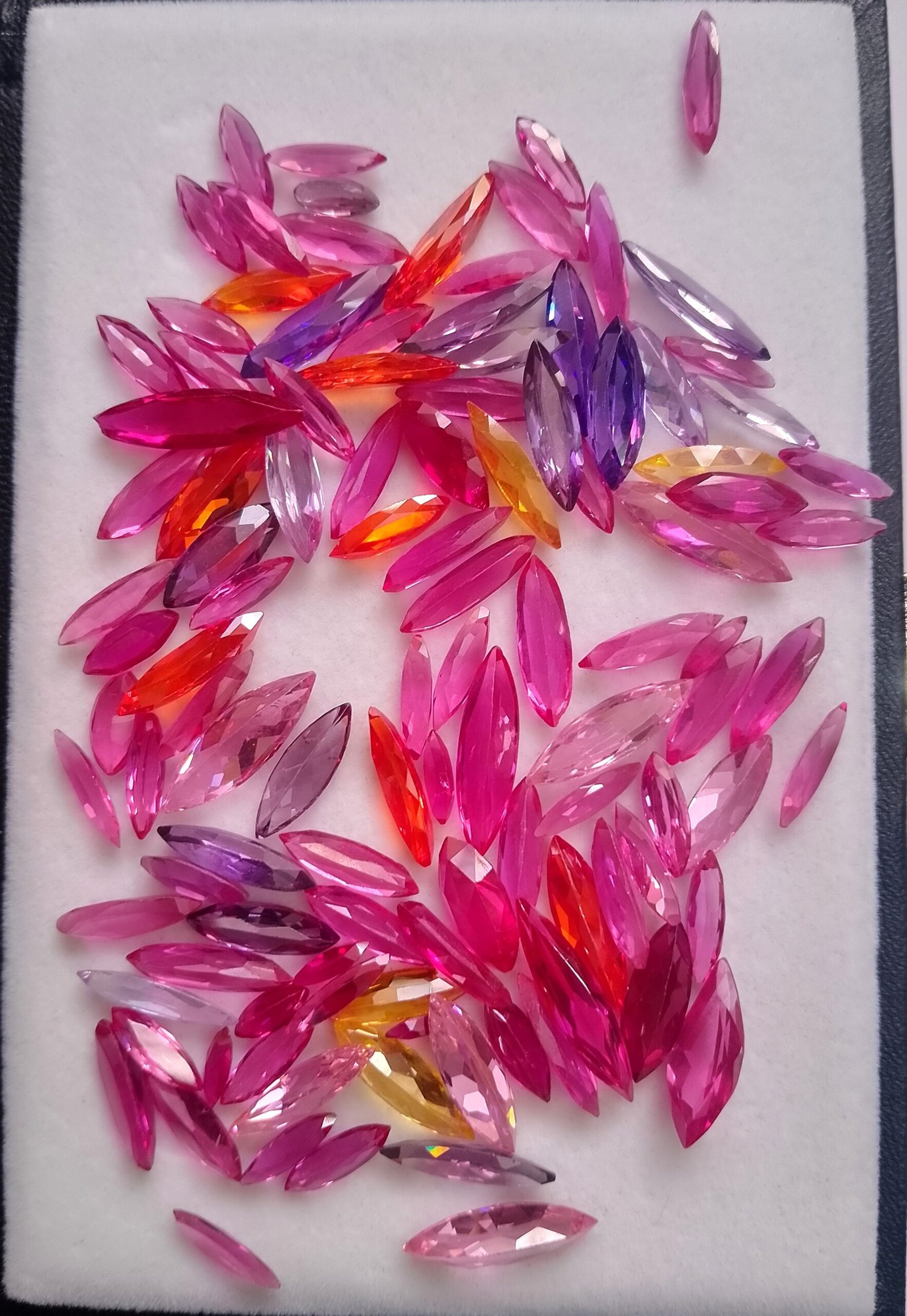 Multi Color Marquise Synthetic Gemstones Wholesale Lot 870.95 Cts 324 Pcs,12-20mm - Image 3