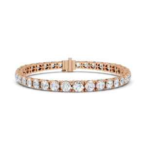 13.19 Cts Round Cut Lab Grown Gold Diamond Bracelet