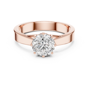 Aurora Diamond Solitaire Ring