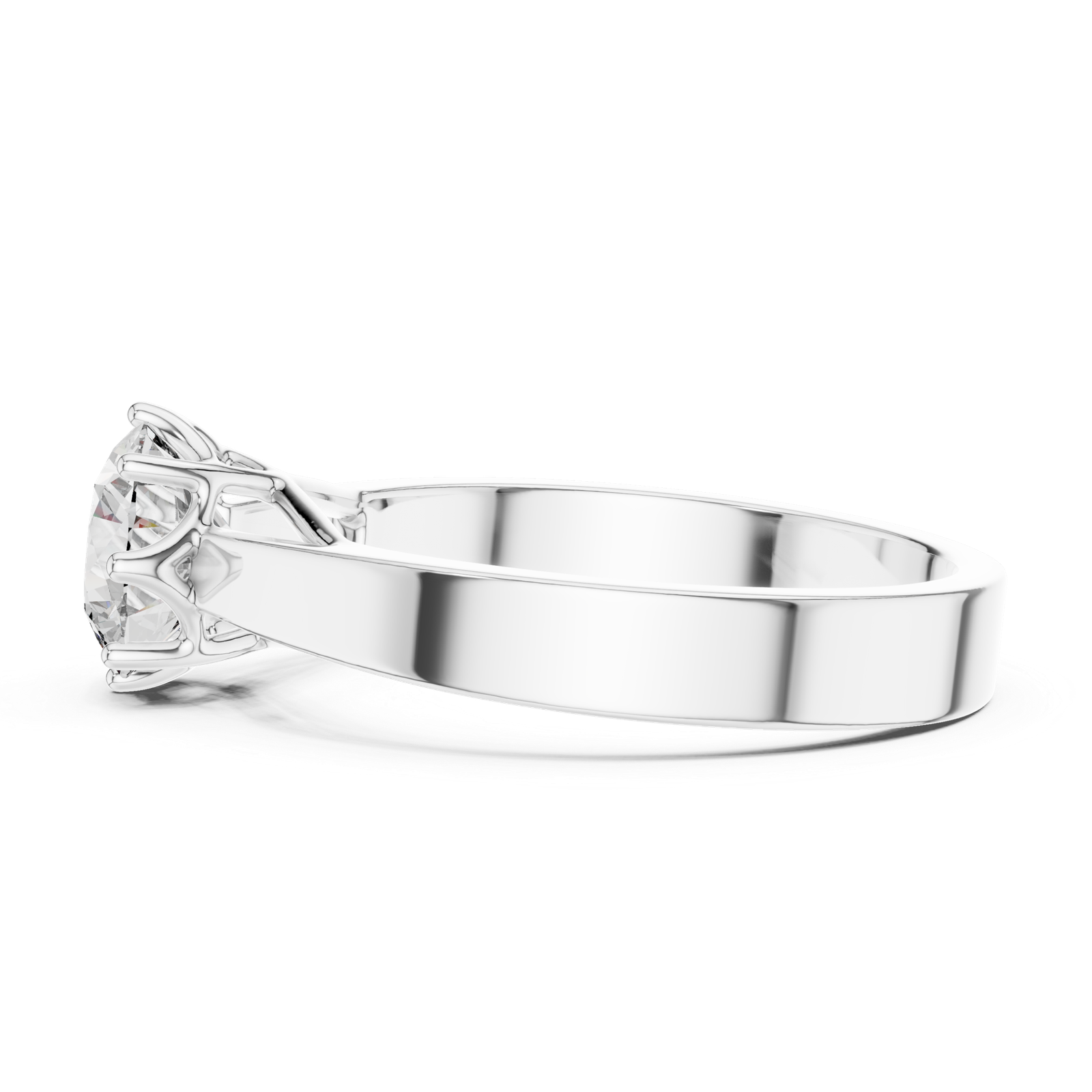 Aurora Diamond Solitaire Ring
