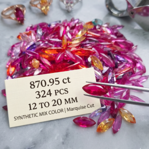 Multi Color Marquise Synthetic Gemstones Wholesale