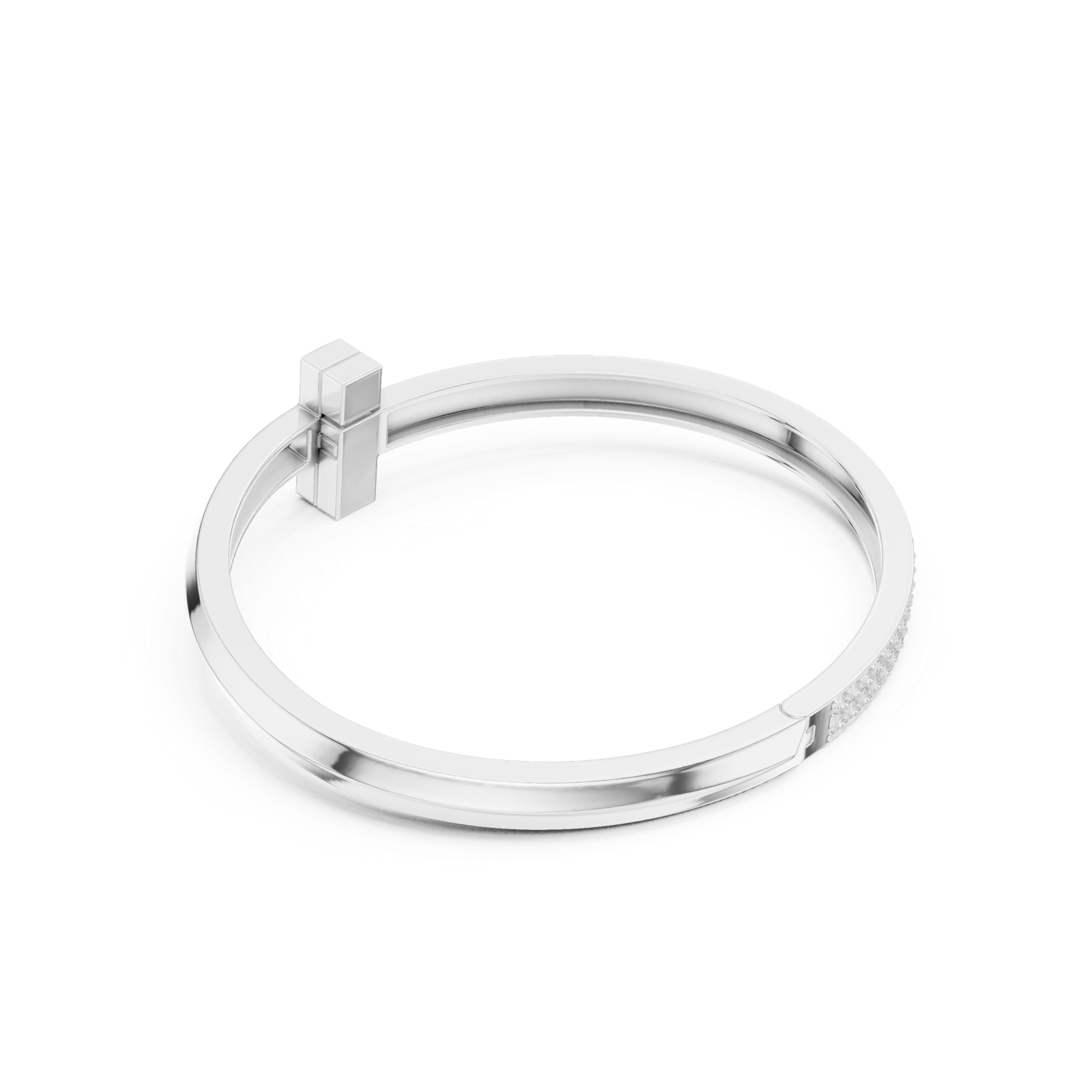 2.58 Cts Round Cut Lab Grown Diamond Men's Gold Bracelet GB-15