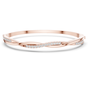 0.70 Cts Round Cut Certified Lab Grown Diamond Gold Bracelet LB-0009