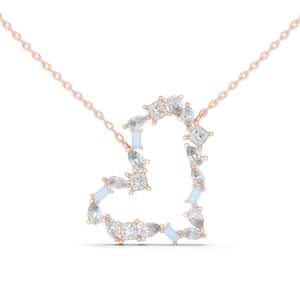 1.94 Cts Pear Cut Lab Grown Diamond Gold Pendant PD-0008