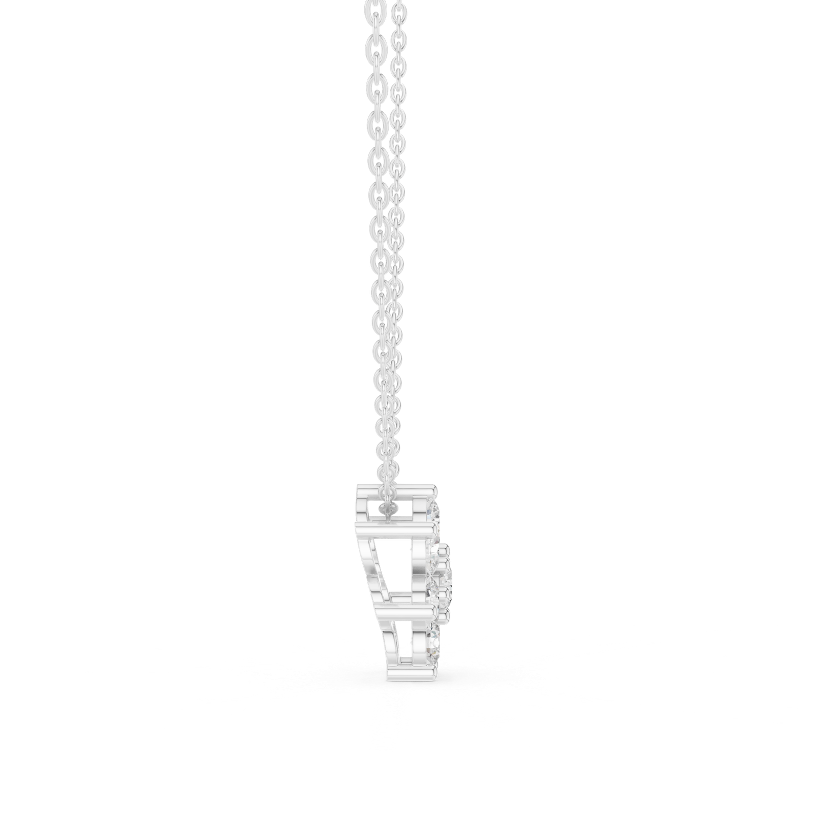 1.32 Cts Round Cut Lab Grown Diamond Gold Mangalsutra