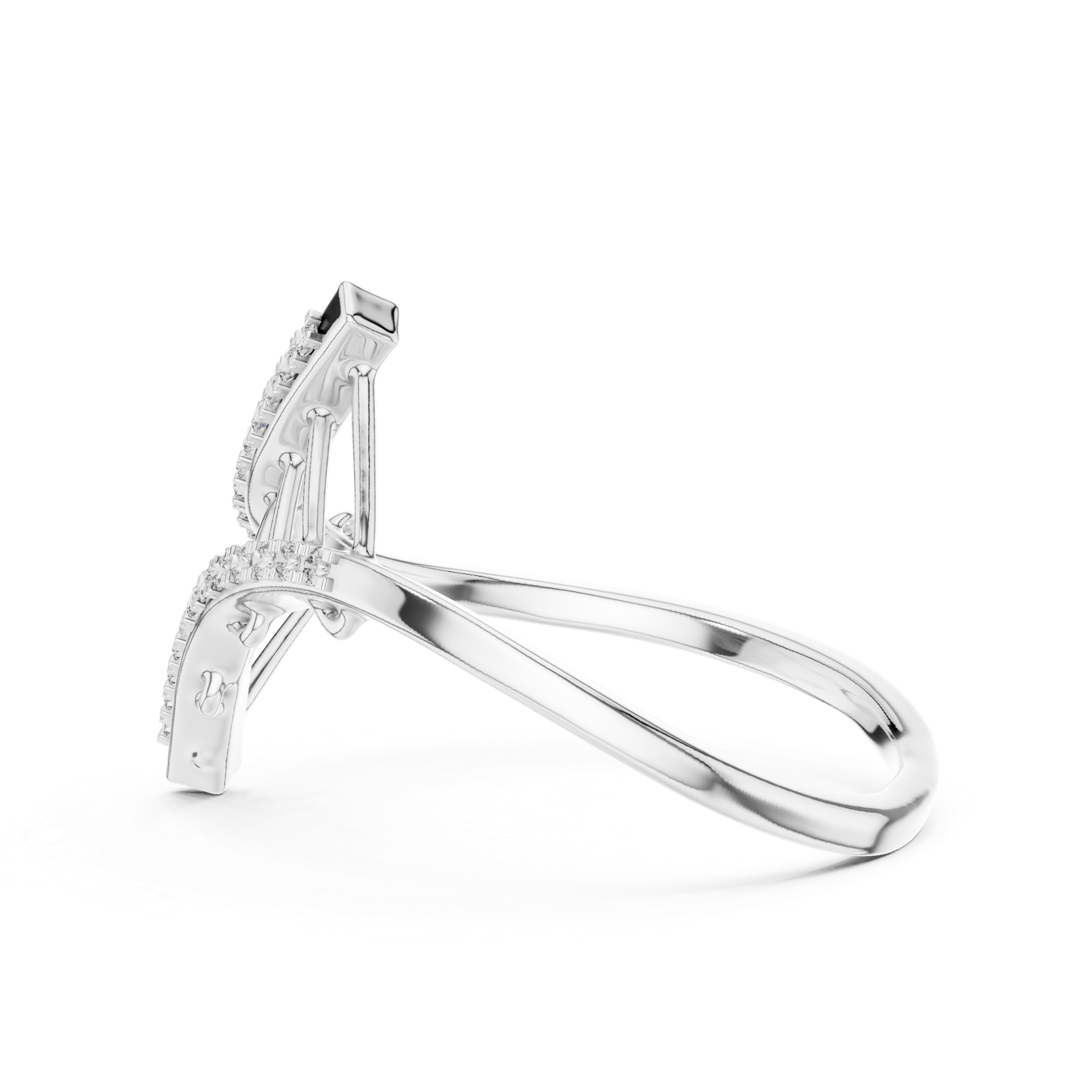 0.12 Cts Round Cut Certified Lab Grown Diamond Gold Ring LR-10042