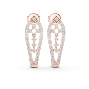 0.50 Cts Round Cut Lab Grown Diamond Earrings ER-27