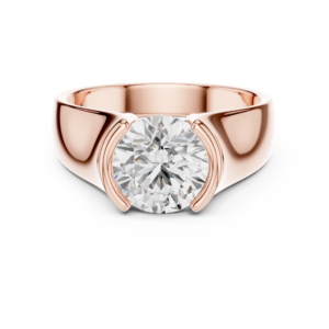 1.50 Cts Round Cut Lab Grown Diamond Men's Gold Ring GR-011