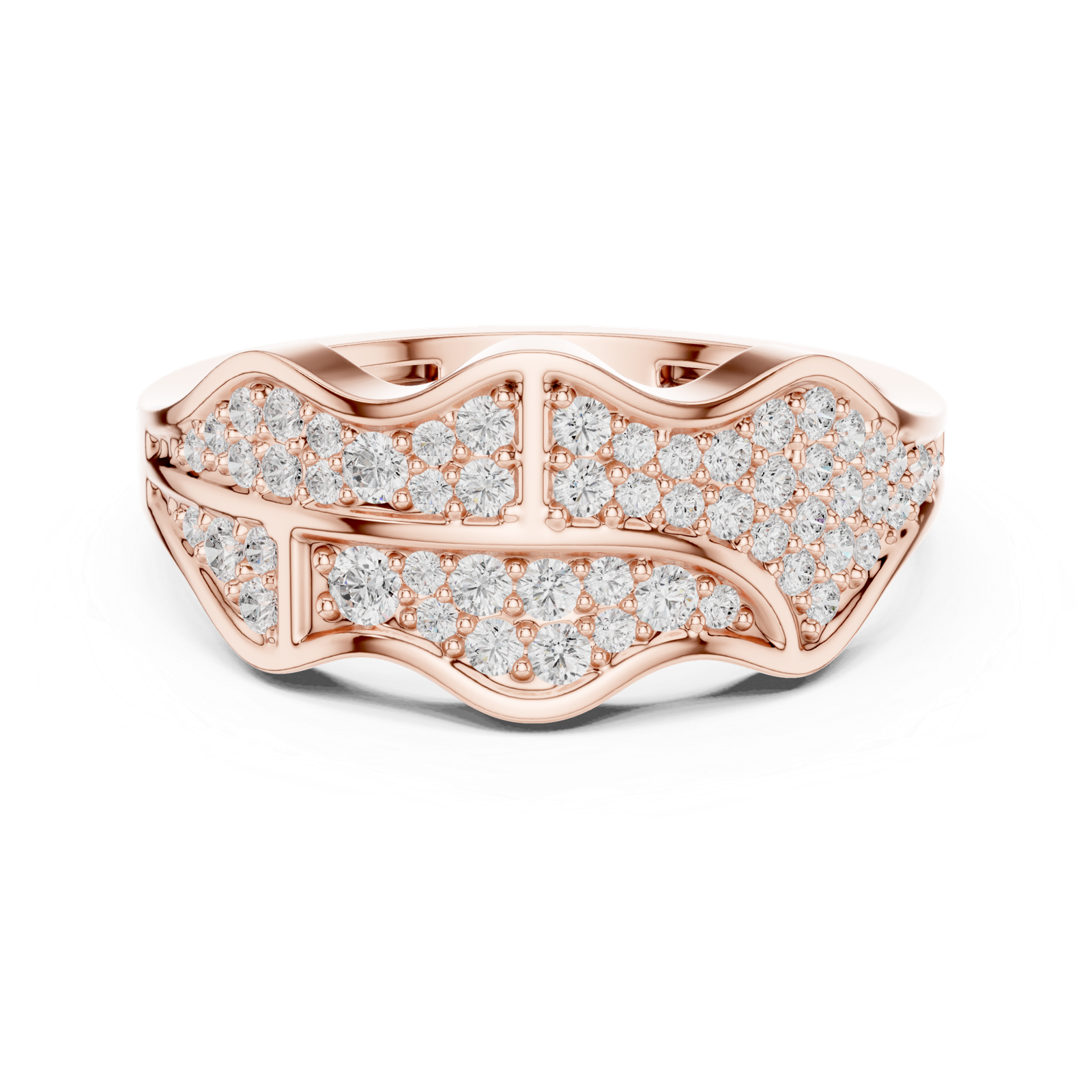 0.42 Cts Round Cut Lab Grown Diamond Men's Gold Ring GR-020