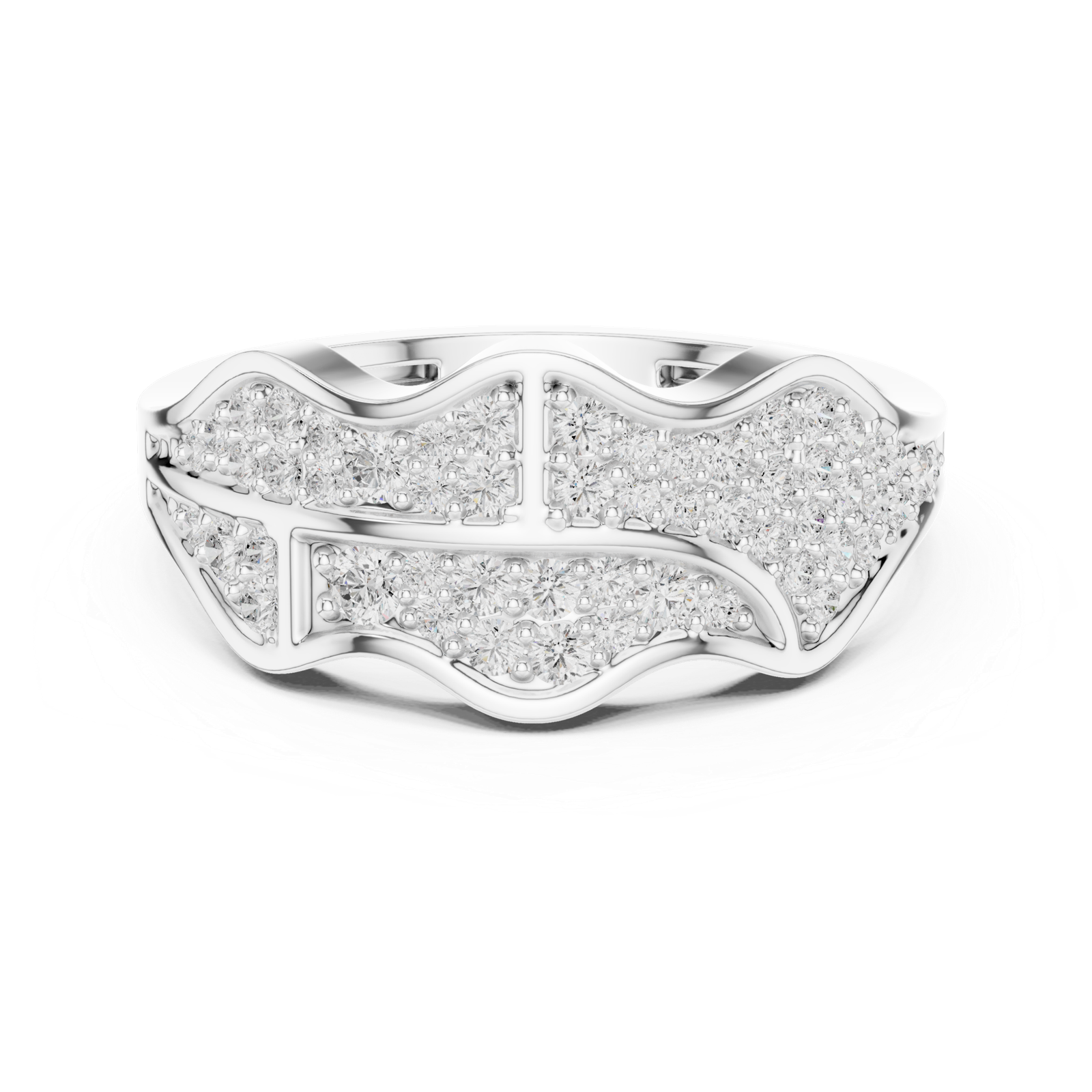 0.42 Cts Round Cut Lab Grown Diamond Men's Gold Ring GR-020