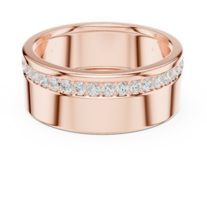0.27 Cts Round Cut Lab Grown Diamond Men's Ring GR-025