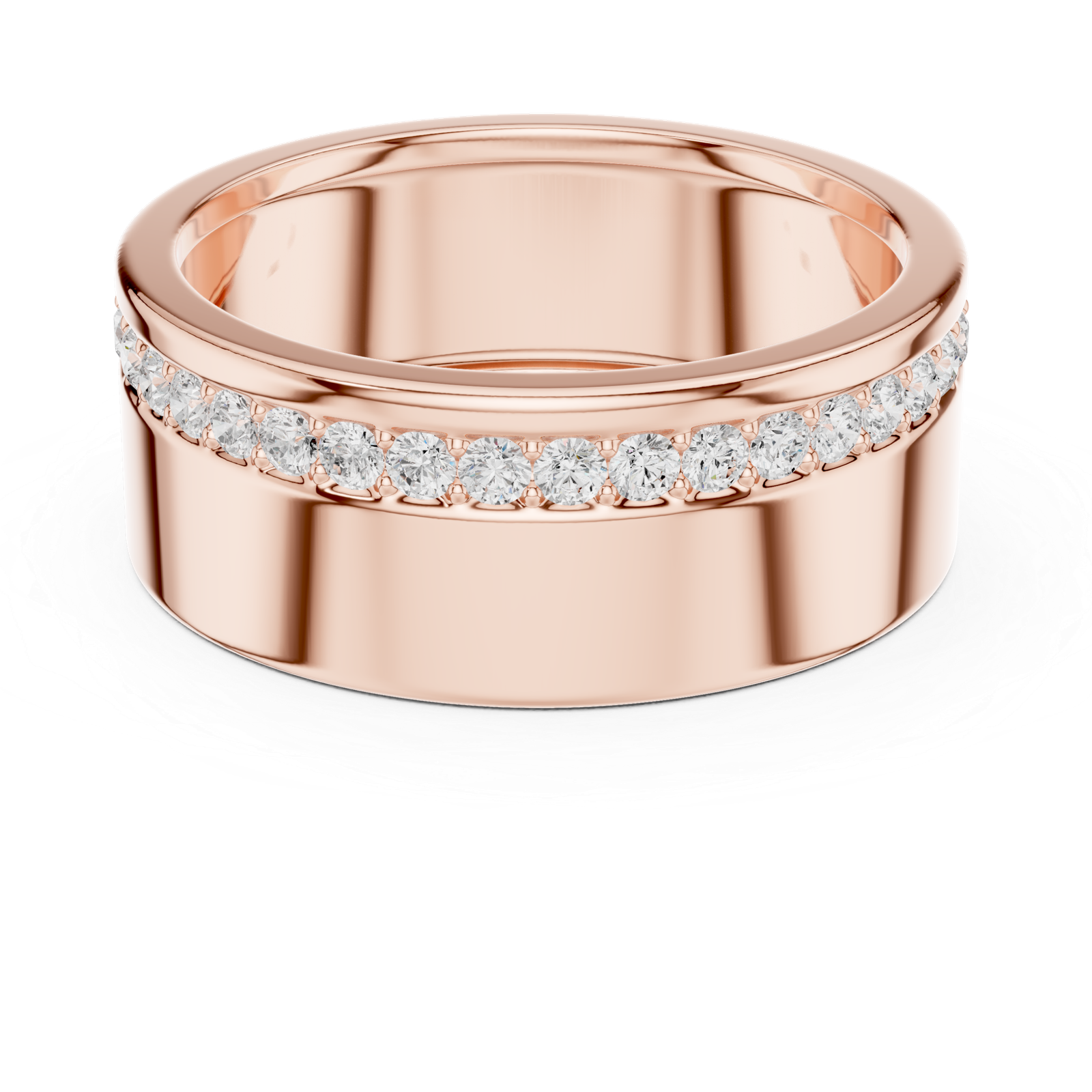 0.27 Cts Round Cut Lab Grown Diamond Men's Ring GR-025