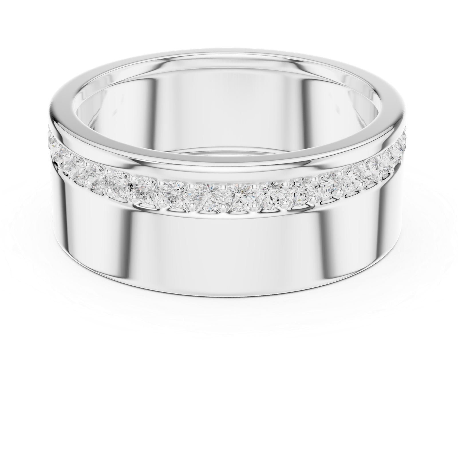 0.27 Cts Round Cut Lab Grown Diamond Men's Ring GR-025