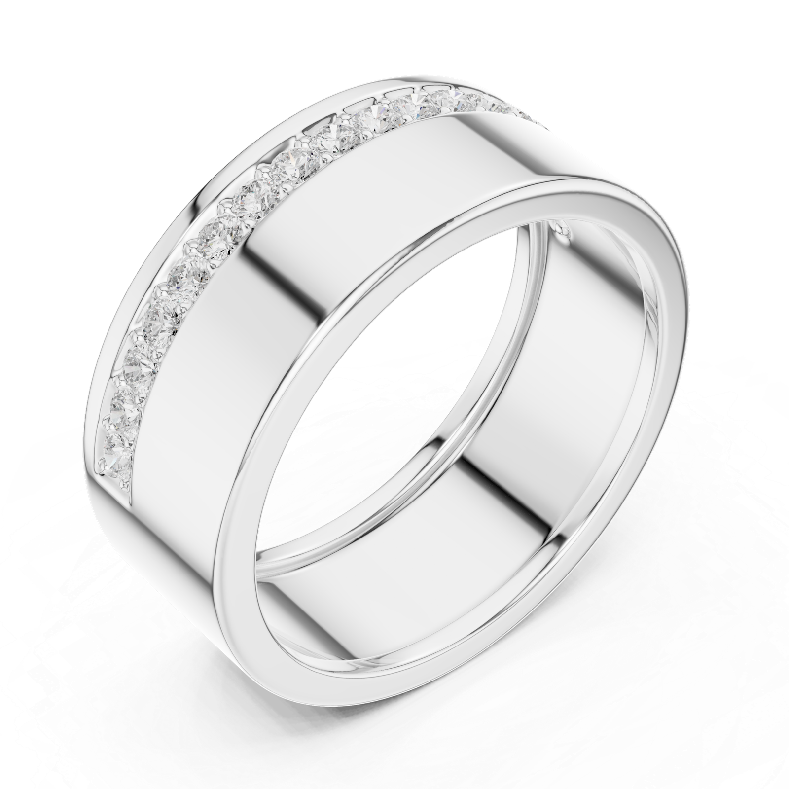 0.27 Cts Round Cut Lab Grown Diamond Men's Ring GR-025