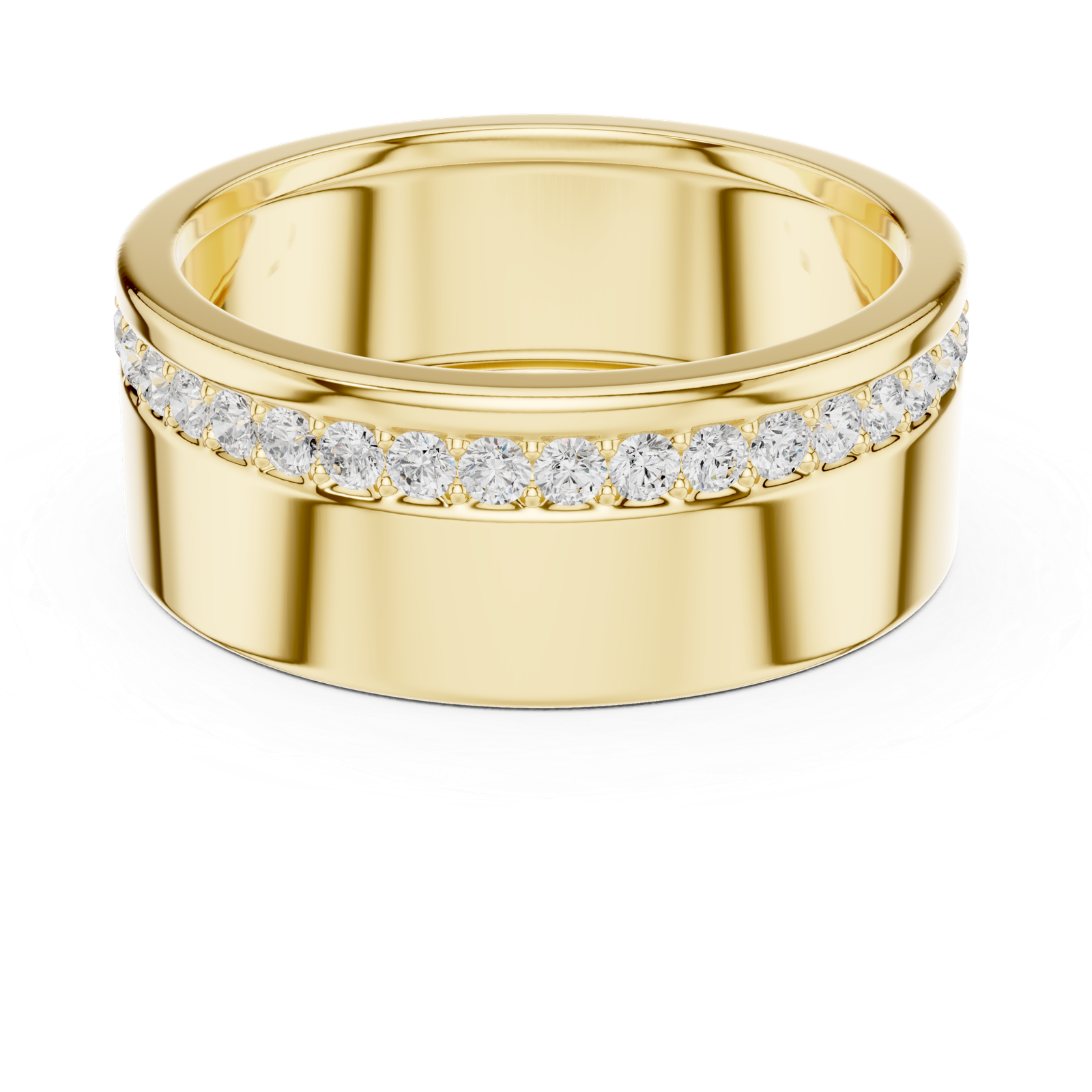 0.27 Cts Round Cut Lab Grown Diamond Men's Ring GR-025