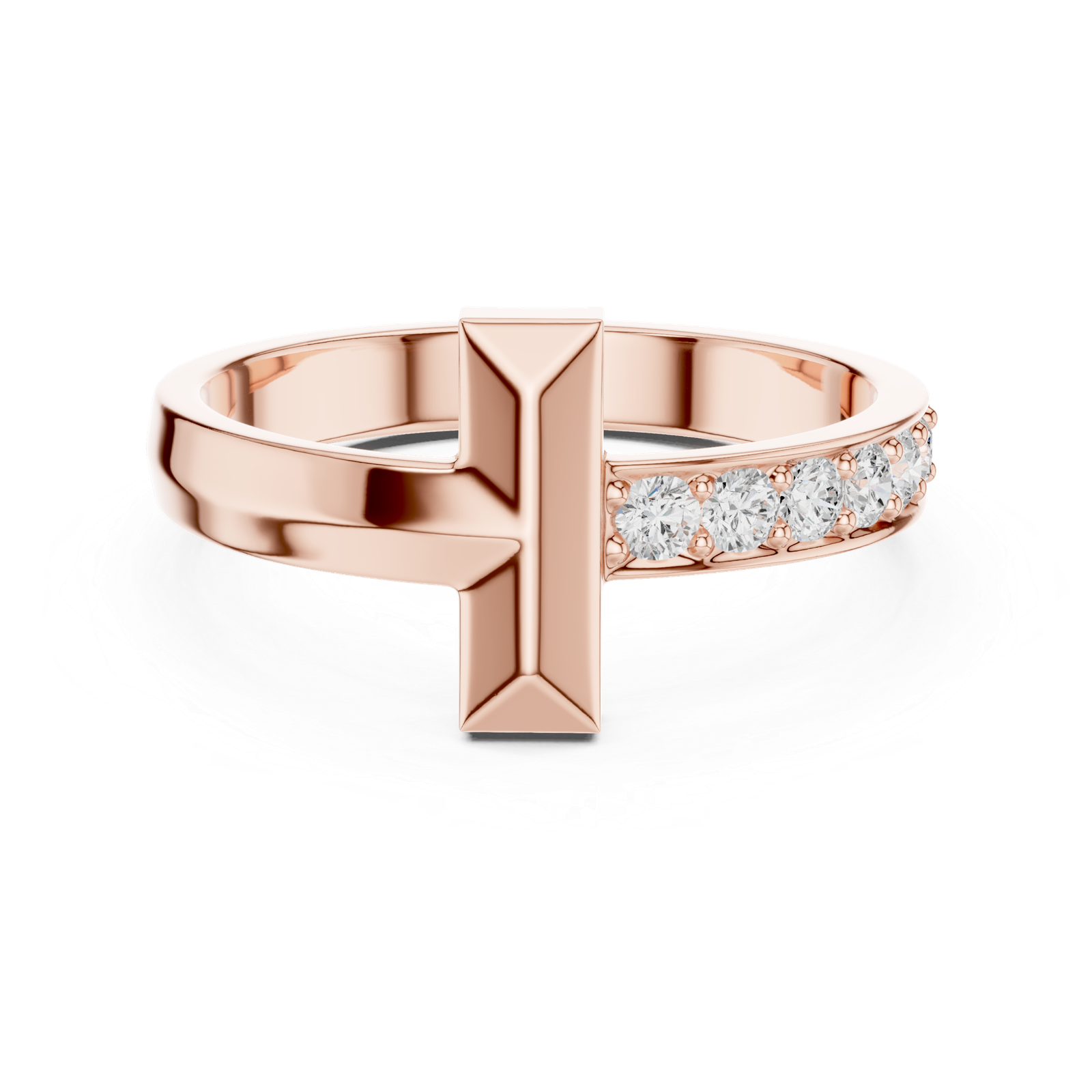 0.21 Cts Round Cut Lab Grown Diamond Men's Gold Ring GR-03