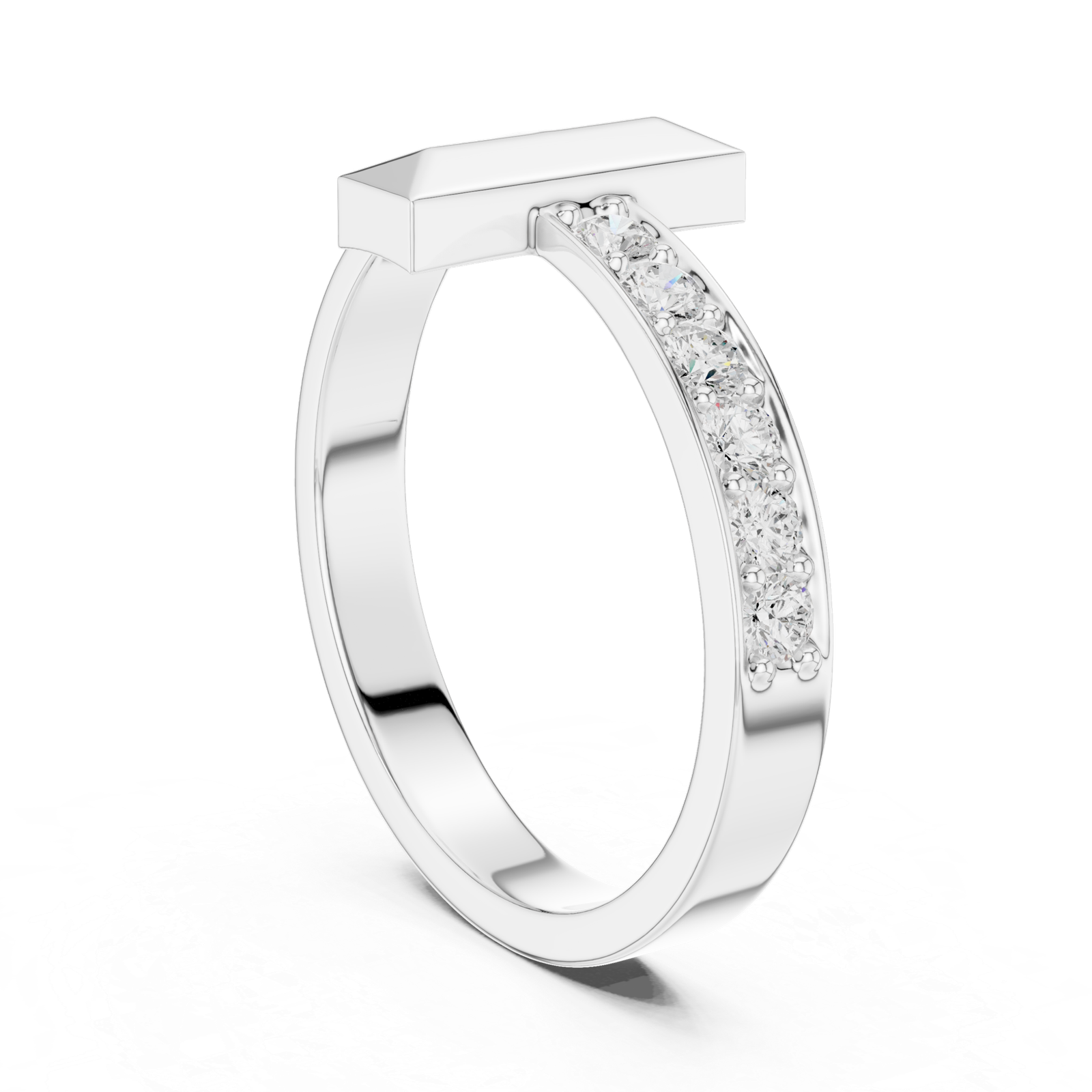 0.21 Cts Round Cut Lab Grown Diamond Men's Gold Ring GR-03