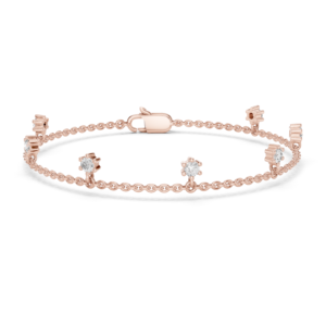 0.77 Cts Round Cut Certified Lab Grown Diamond Gold Bracelet LB-0034