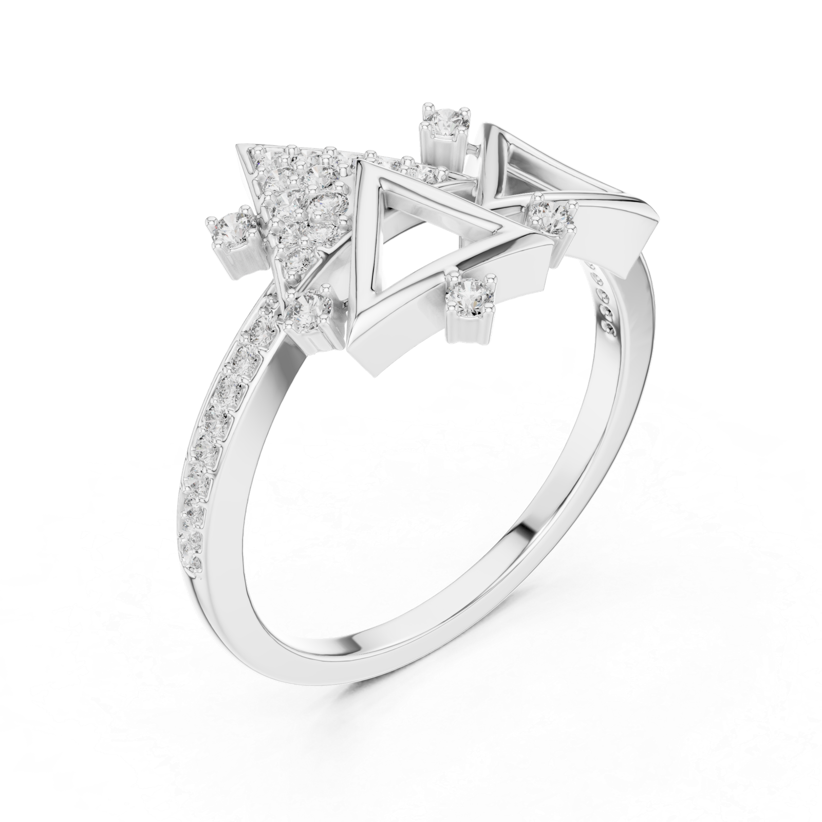 0.24 Cts Round Cut Certified Lab Grown Diamond Gold Ring LR-01(1)