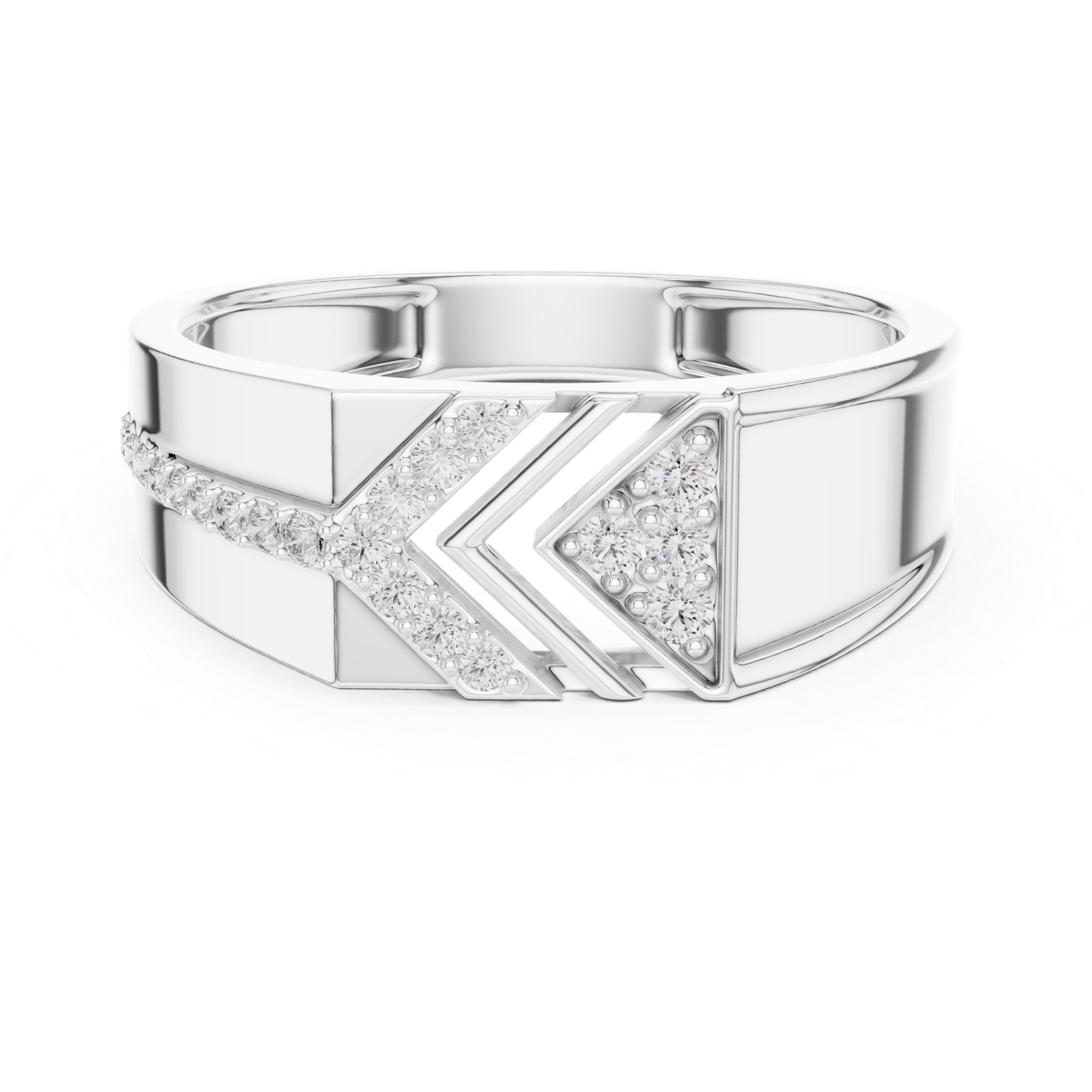 Beautiful Lab Grown Diamond Ring 0.19 Cts Round Cut Gold LR-01(26)