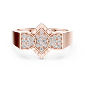 0.26 Cts Round Cut Certified Lab Grown Diamond Gold Ring LR-01(3)