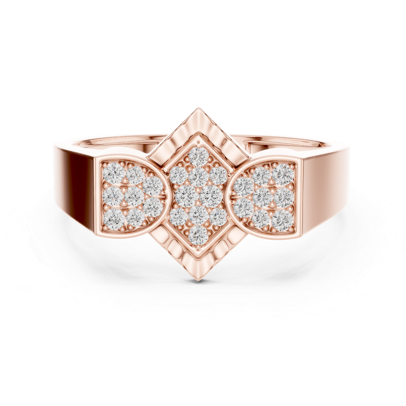 0.26 Cts Round Cut Certified Lab Grown Diamond Gold Ring LR-01(3)