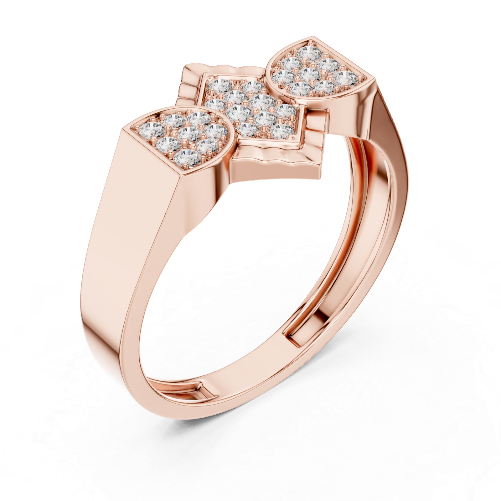 0.26 Cts Round Cut Certified Lab Grown Diamond Gold Ring LR-01(3)