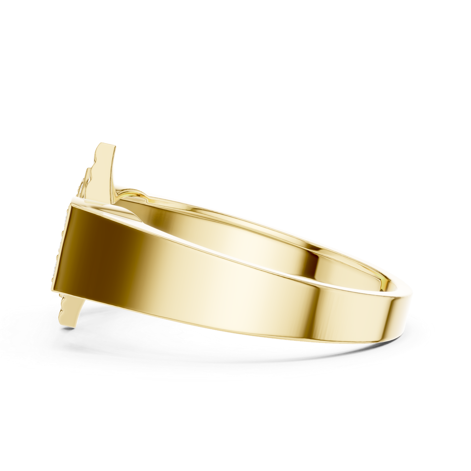 0.26 Cts Round Cut Certified Lab Grown Diamond Gold Ring LR-01(3)