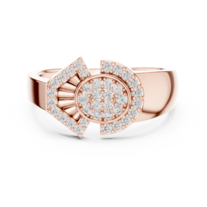 Excellent 0.33 Cts Round Cut Lab Grown Gold Diamond Ring LR-01(46)