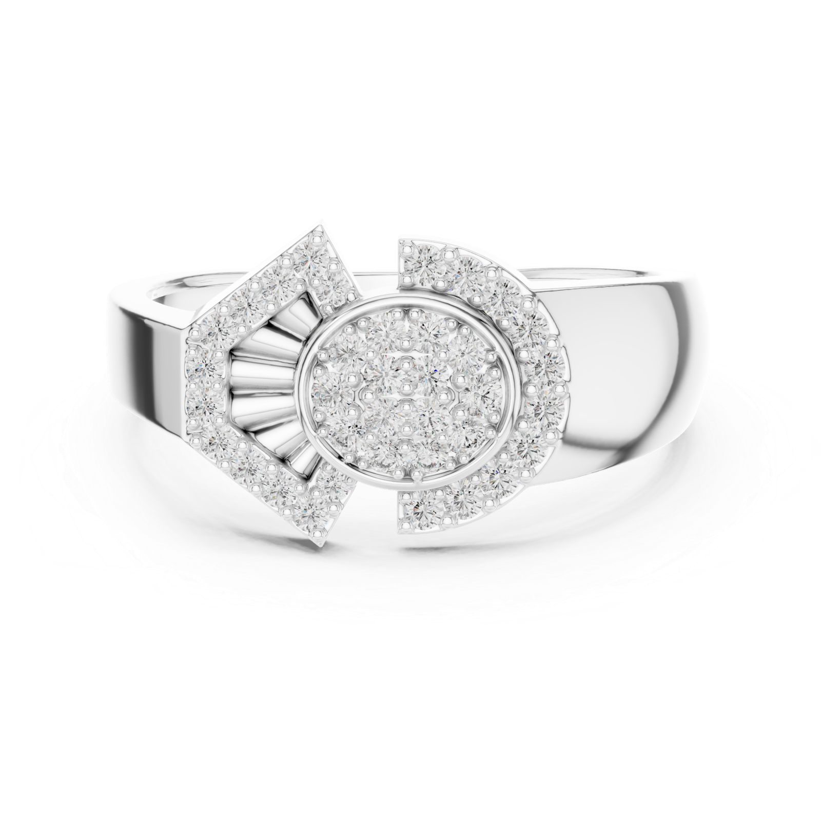 Excellent 0.33 Cts Round Cut Lab Grown Gold Diamond Ring LR-01(46)