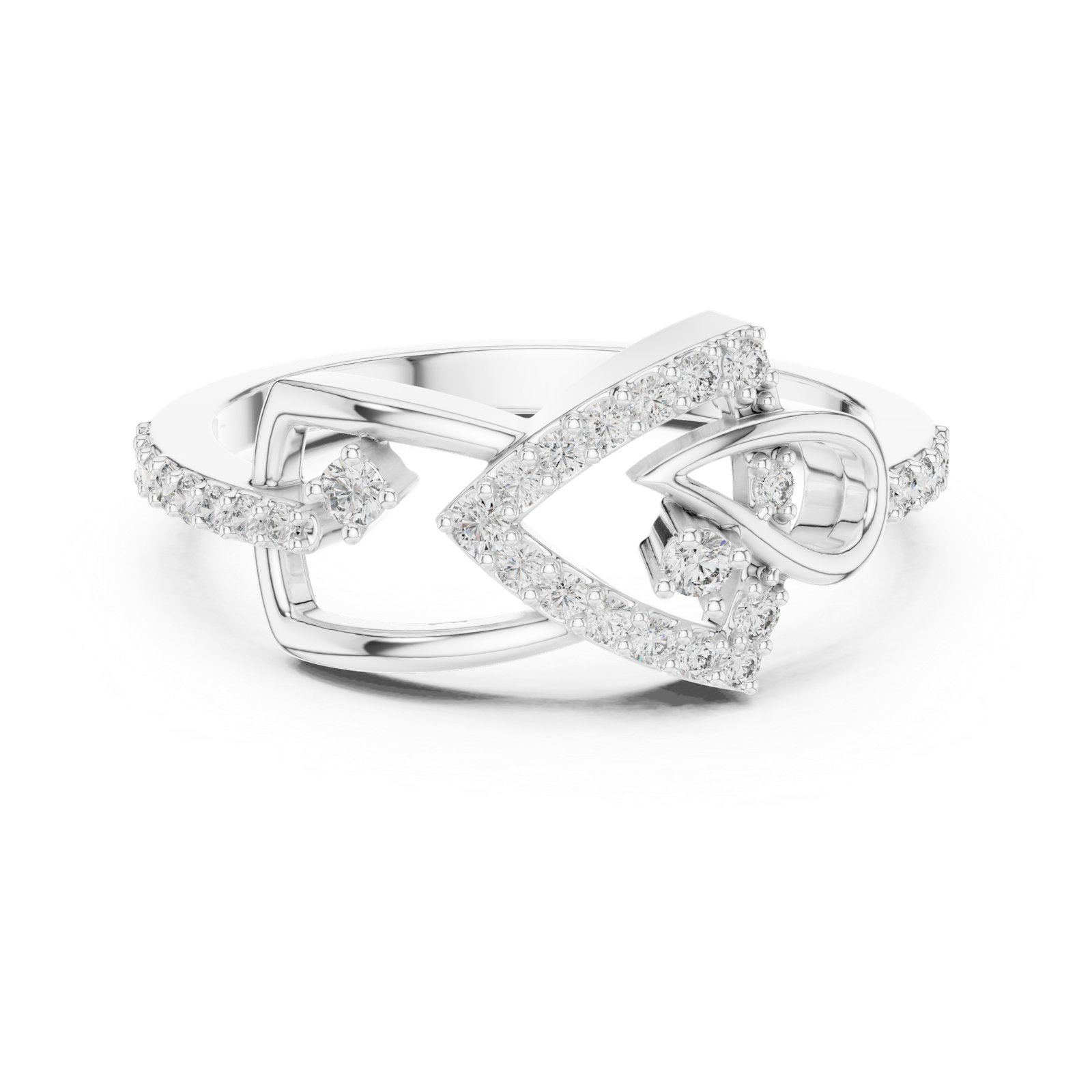 Elegant Lab Grown Diamond Gold Ring 0.23 Cts Round Cut LR-01(56)