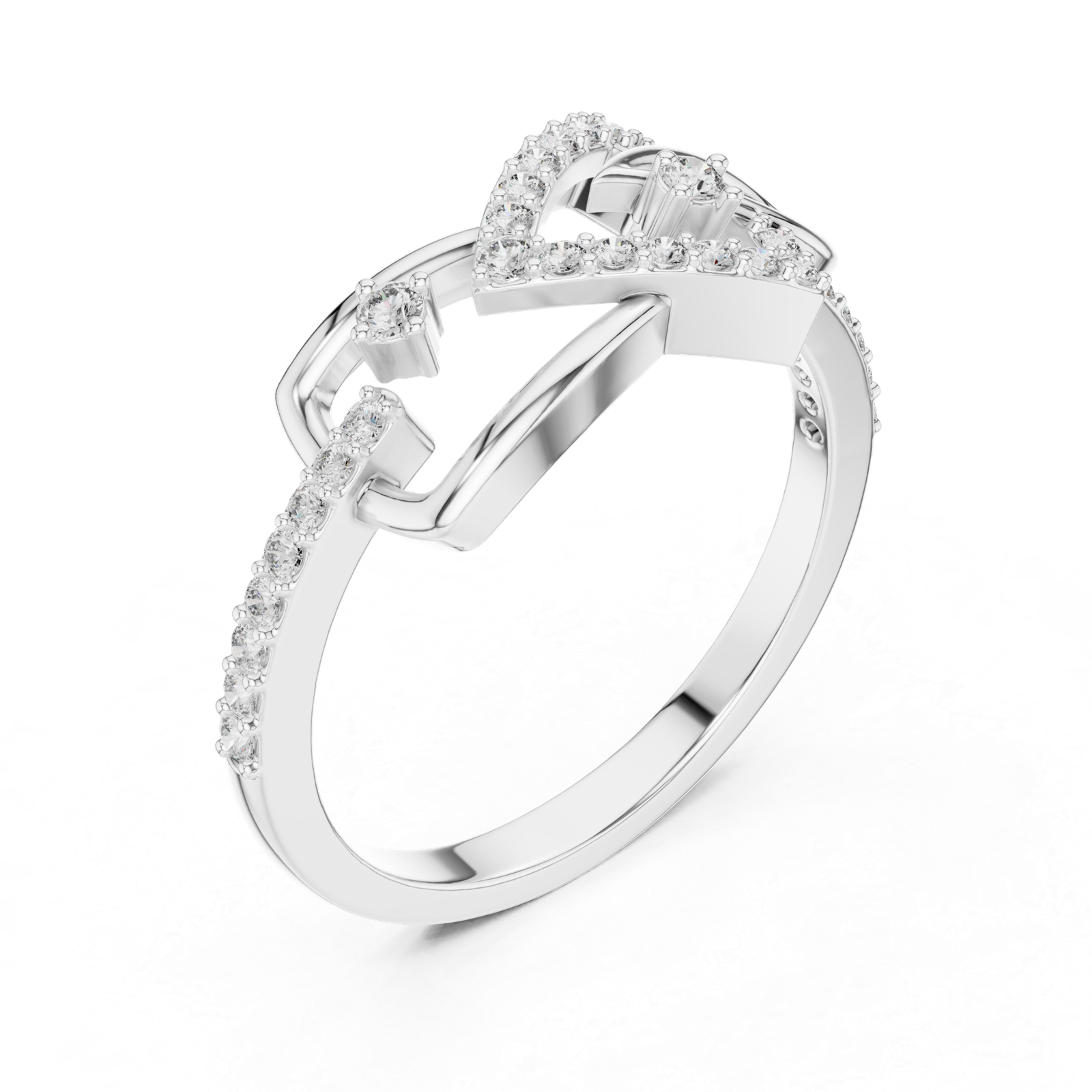 Elegant Lab Grown Diamond Gold Ring 0.23 Cts Round Cut LR-01(56)