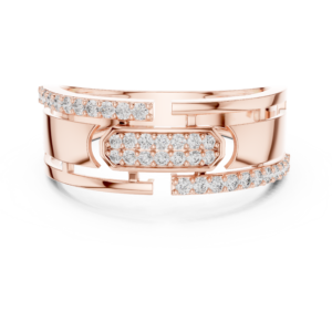 0.32 Cts Round Cut Certified Lab Grown Gold Diamond Ring LR-01(6)