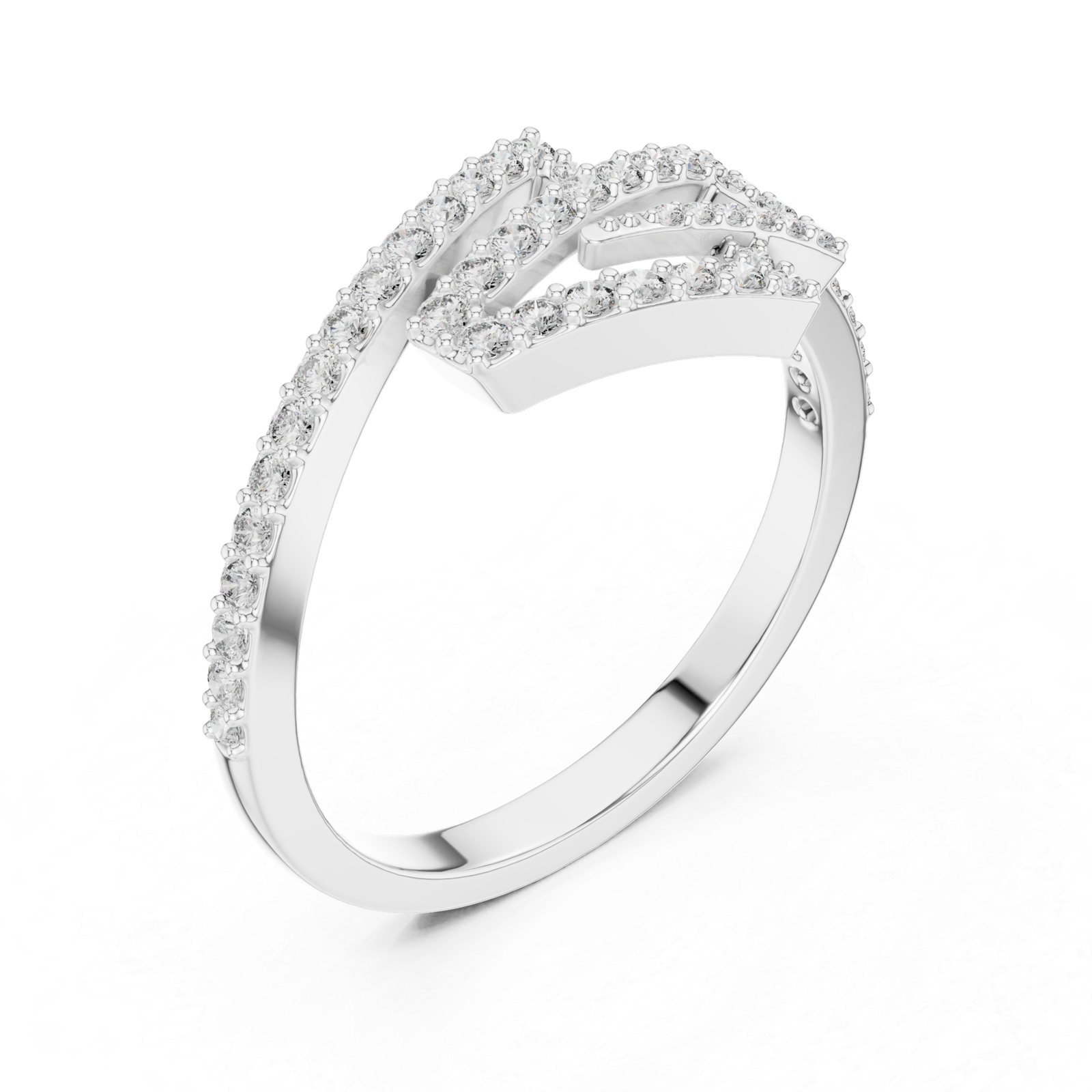 Excellent Lab Grown Diamond Gold Ring 0.34 Cts Round Cut LR-01(75)