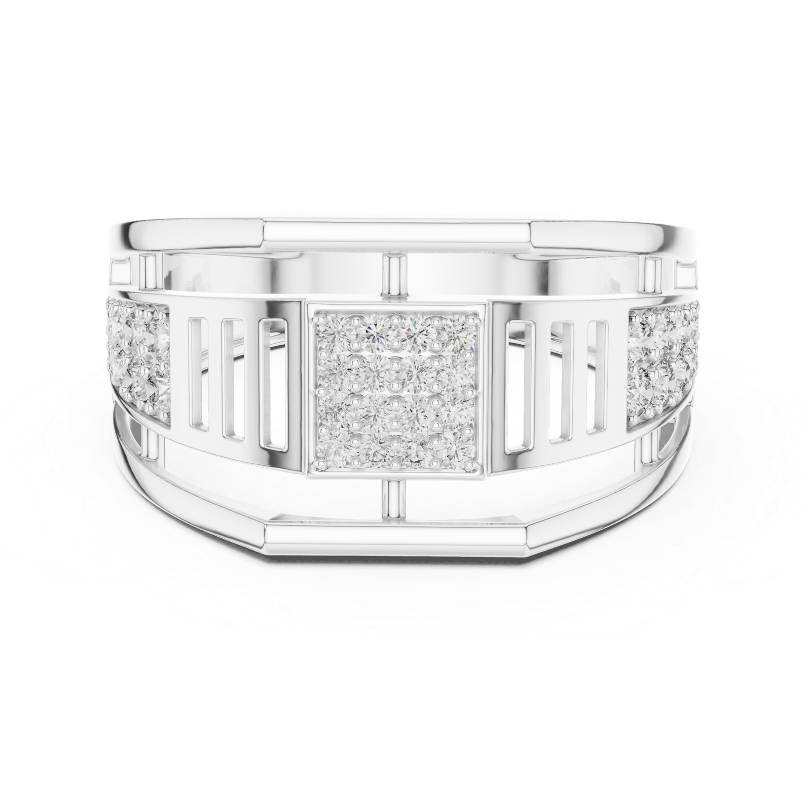 Beautiful Lab Grown Gold Diamond Ring 0.31 Cts Round Cut LR-01(8)