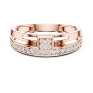 0.31 Cts Round Cut Certified Lab Grown Gold Diamond Ring LR-01(9)