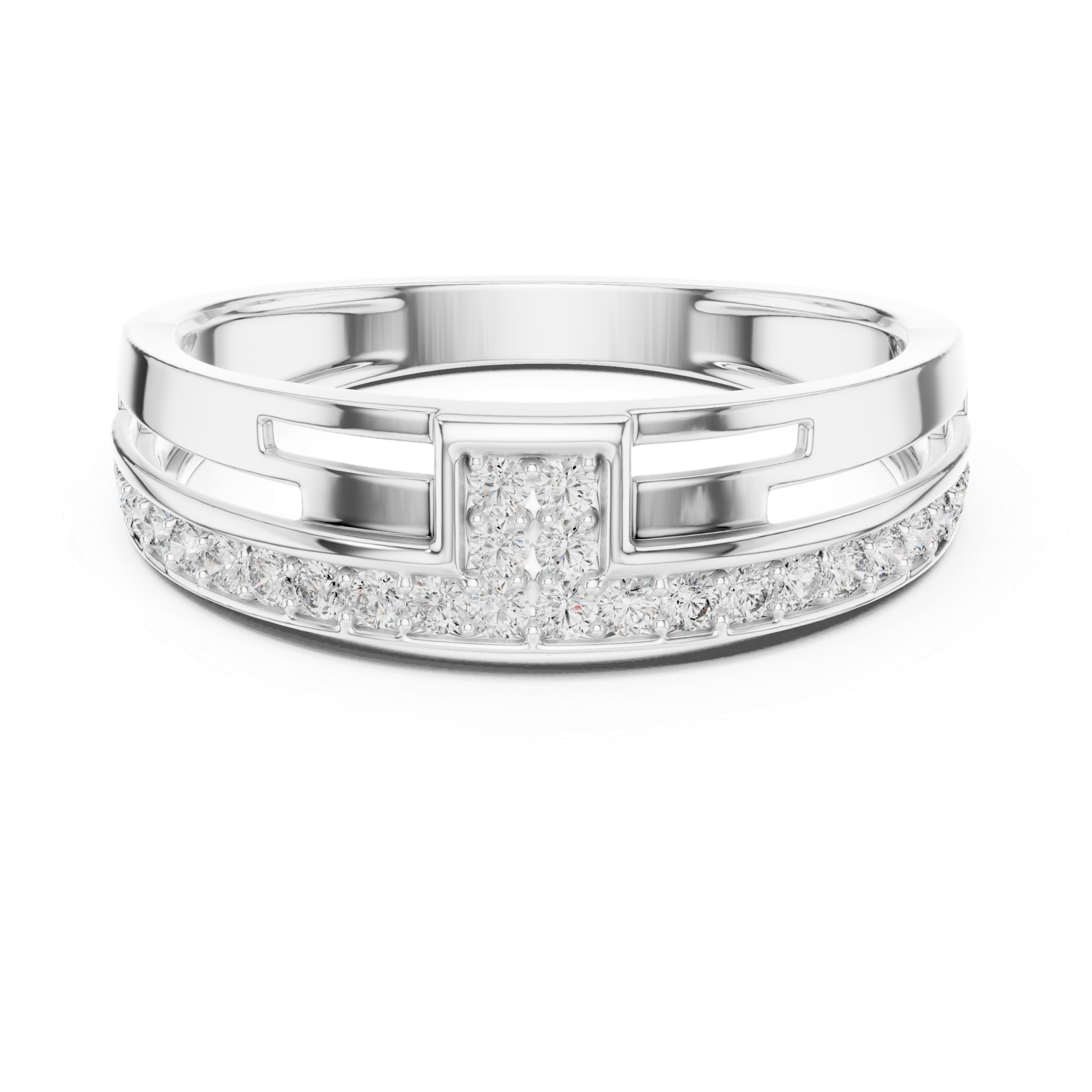 0.31 Cts Round Cut Certified Lab Grown Gold Diamond Ring LR-01(9)