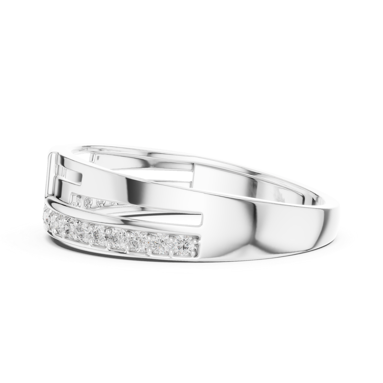 0.31 Cts Round Cut Certified Lab Grown Gold Diamond Ring LR-01(9)