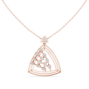 0.72 Cts Round Cut Certified Lab Grown Gold Diamond Pendant PD-10017