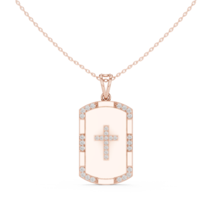 Excellent 0.74 Cts Round Cut Lab Grown Gold Diamond Pendant PD-10030