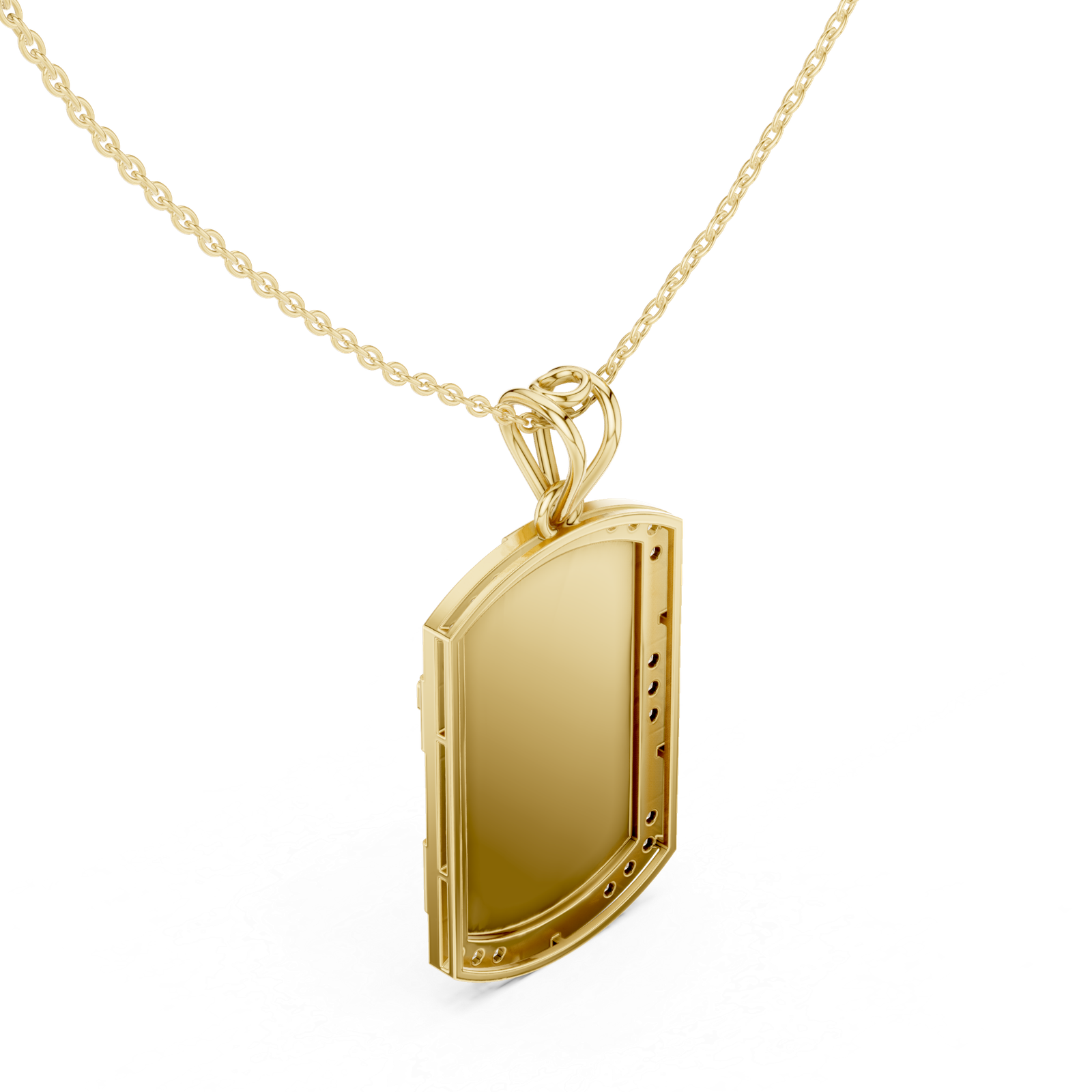 Excellent 0.74 Cts Round Cut Lab Grown Gold Diamond Pendant PD-10030