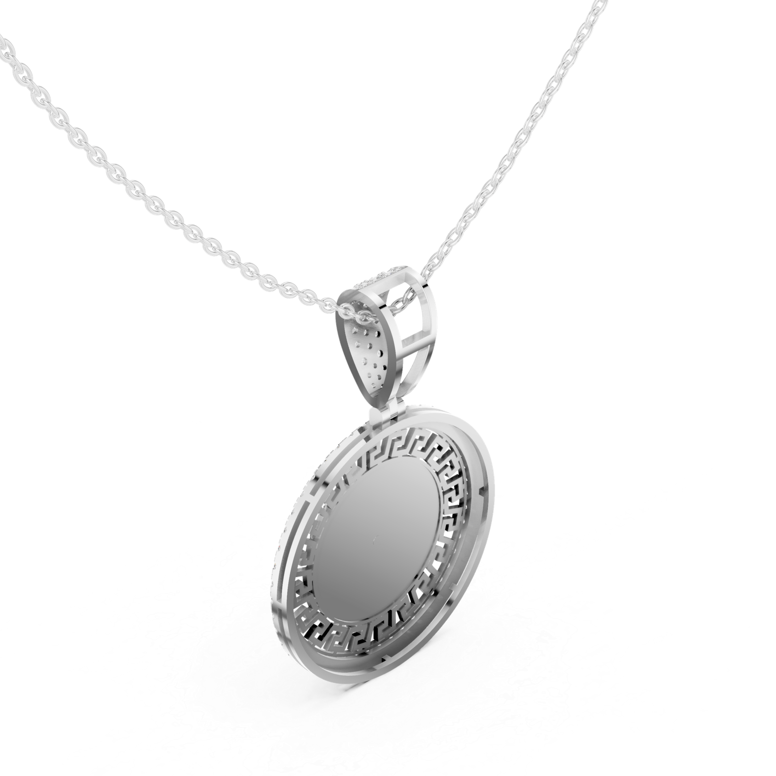 Beautiful 0.79 Cts Round Cut Lab Grown Gold Diamond Pendant PD-10031