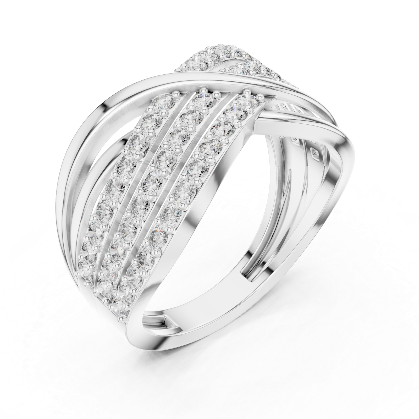 Beautiful 0.78 Cts Round Cut Lab Grown Diamond Gold Ring LR-93